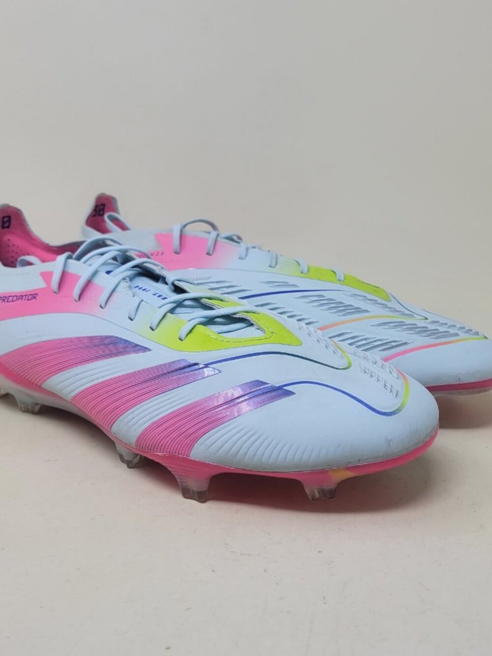 Preowned Men's 10.5 Adidas Predator Elite FG Soccer Cleats IE3950